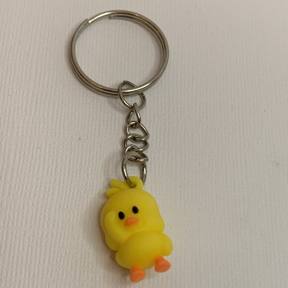 Rubber Duck, Rubber Duck Keychain, Ducky Keychain, Gift Idea, Yellow Duck - Picture 4 of 4